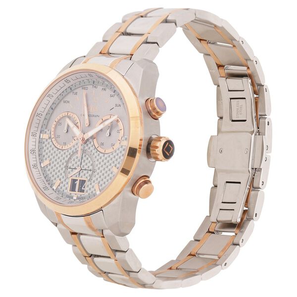 Xylys Quartz Chronograph Grey Dial Two Toned Stainless Steel Strap Watch For Men - image number 2