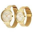 Titan Bandhan Champagne Dial Analog Stainless Steel Strap watch for Couple - image number 4