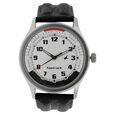 Fastrack Quartz Analog Silver Dial Leather Strap Watch for Guys - image number 0