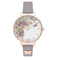 Olivia Burton Quartz Analog White Dial Leather Strap Watch for Women - image number 0