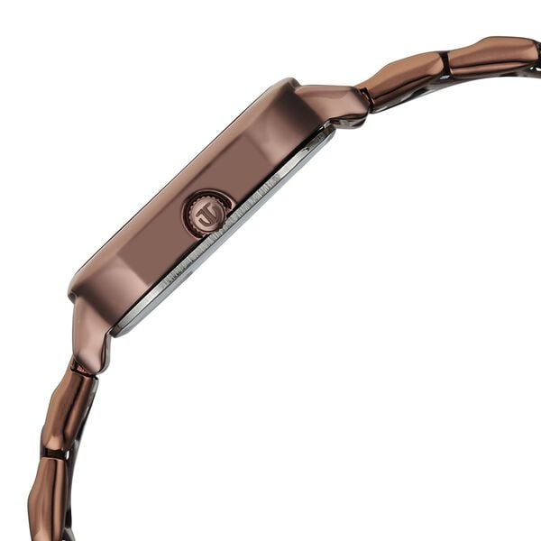 Titan Neo Quartz Analog with Date Grey Dial Brown Metal Strap Watch For Women - image number 3