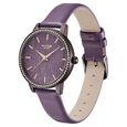 Poze by Sonata Quartz Analog Purple Dial PU Leather Strap Watch for Women - image number 2