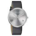 Sonata Poze Quartz Analog Silver Dial Leather Strap Watch for Men - image number 1