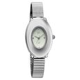 Vyb Runway By Fastrack Quartz Analog Green Dial Silver Stainless Steel Strap Watch For Girls - image number 1