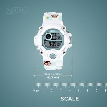 Zoop Chhota Bheem 2.0 Digital Unisex Watch For Kids With Blue Printed Strap From House Of Titan