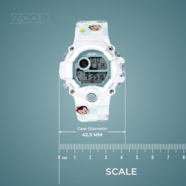 Zoop Chhota Bheem 2.0 Digital Unisex Watch For Kids With Blue Printed Strap From House Of Titan - image number 3