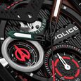 Police Quartz Chronograph Black Dial Multicoloured SILICONE Strap Watch For Men - image number 3