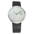 Titan Quartz Analog Silver Dial Leather Strap Watch for Men - image number 0