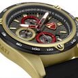 Ducati Quartz Chronograph Grey Dial Black Silicone Strap Watch For Men - image number 3