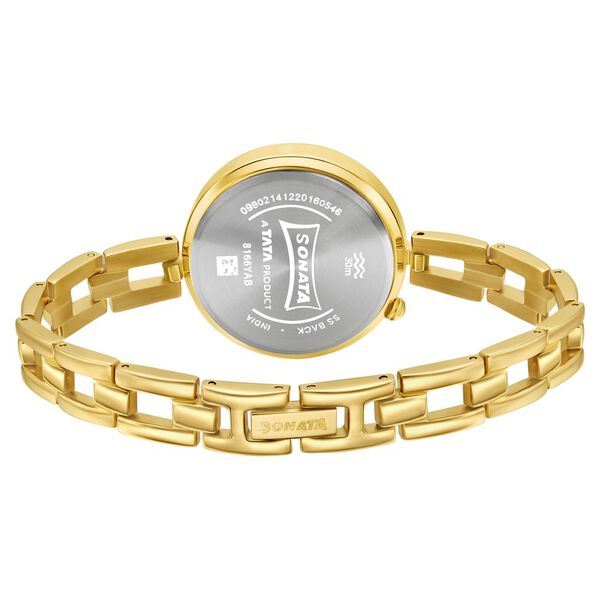Sonata Wedding Silver Dial Women Watch With Metal Strap - image number 3