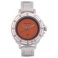 Fastrack Quartz Analog Silver Dial Stainless Steel Strap Watch for Girls