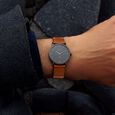 Titan Quartz Analog Black Dial Leather Strap Watch for Men - image number 3