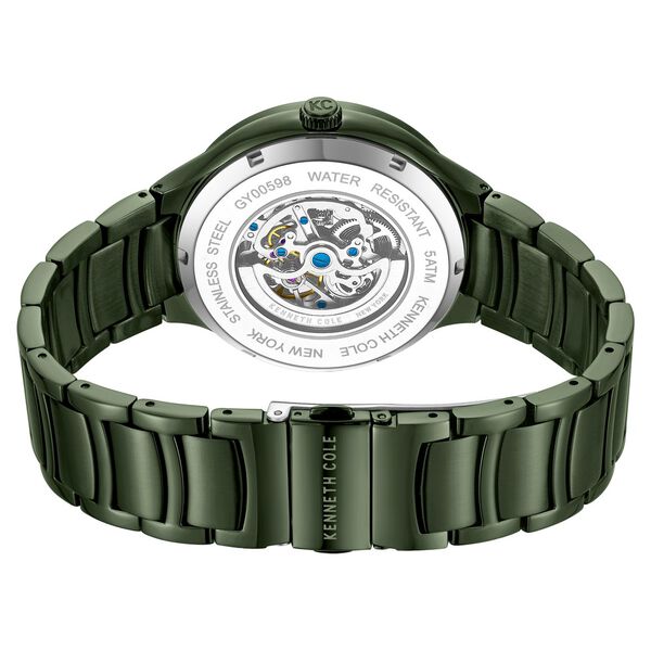 Kenneth Cole Automatic Green Dial Stainless Steel Strap Watch For Men - image number 4