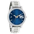 Fastrack Bold Quartz Analog Blue Dial Stainless Steel Strap Watch for Guys - image number 1