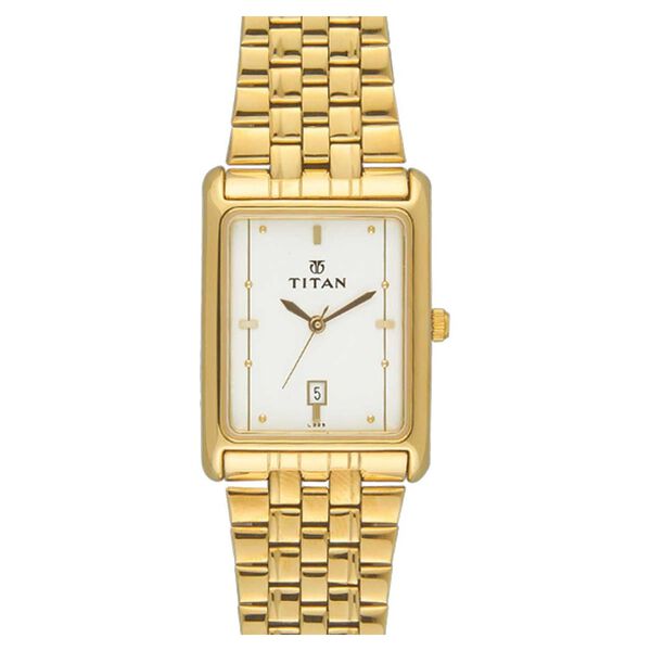 Titan Quartz Analog with Date White Dial Watch for Men - image number 0