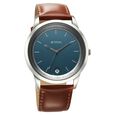 Titan Wrist Wit Quartz Analog with Date Blue Dial Leather Strap Watch for Men - image number 3