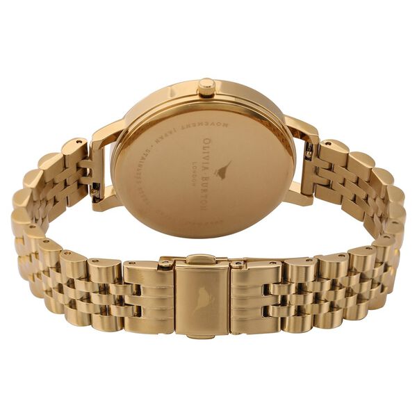 Olivia Burton Quartz Analog Multicoloured Dial Stainless Steel Strap Watch for Women - image number 4