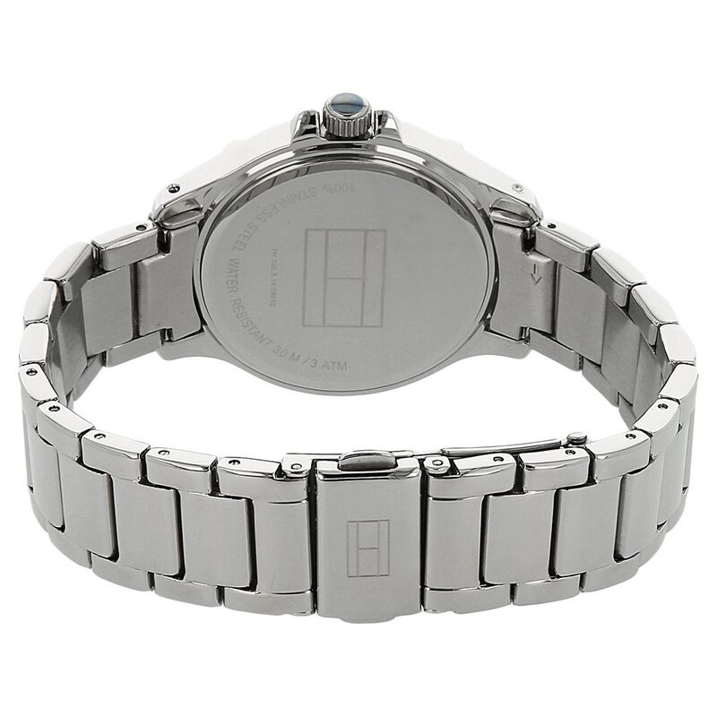 Tommy Hilfiger Quartz Analog White Dial Bimetal Strap Watch for Women - image number 3