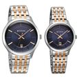 Titan Modern Bandhan Pair Analog with Blue Dial Dual-Tone Rose Gold Stainless Steel Strap Watch for Couples - image number 1