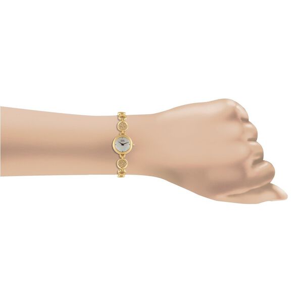 Titan Quartz Analog White Dial Metal Strap Watch for Women - image number 3