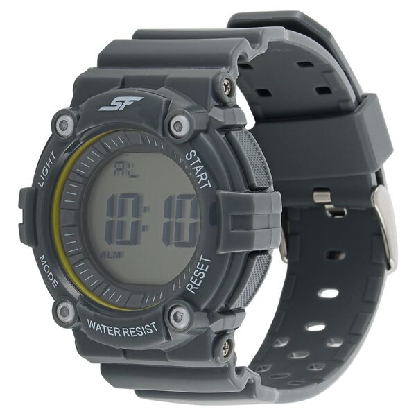 SF Digital Dial Grey Plastic Strap Watch for Men - image number 1