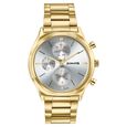 Sonata Festive Quartz Multifunction Blue Dial Silver Metal Strap Watch For Men