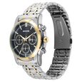 Sonata Wedding Multifunction Black Dial Stainless Steel Strap Watch For Men - image number 2