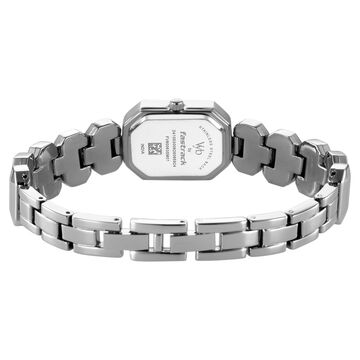 Vyb Celeste By Fastrack Quartz Analog Silver Dial Silver Metal Strap Watch For Girls