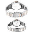 Titan Bandhan Quartz Analog Sun-Moon Silver Dial Two Toned Stainless Steel Strap Watch For Couple - image number 4