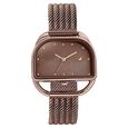 Fastrack Style Up Quartz Analog Brown Dial Brown Stainless Steel Strap Watch For Girls - image number 0