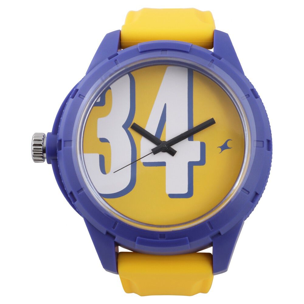 Yellow colour on sale fastrack watches