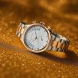 Titan Micromotors Analog with Retrograde Day and Date and Blue Dial Stainless Steel Strap Watch for Men