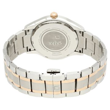 Xylys Swiss Analog Stainless Steel Silver Dial Watch for Men