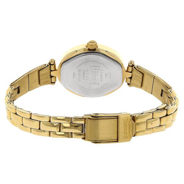 Sonata Quartz Analog Champagne Dial Stainless Steel Strap Watch for Women - image number 3