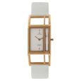 Titan Edge Brown Dial Women Watch With Leather Strap