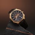 Titan Stellar Zodiac Analog with Dual Moonphase and Jumping Hour and Brown Dial Brown Leather Strap Watch for Men - image number 0