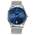 Titan Elmnt Off White Dial Analog Leather Strap watch for Men