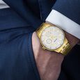 Titan Quartz Analog White Dial Stainless Steel Strap Watch for Men - image number 6