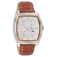 Titan Quartz Analog with Date Silver Dial Leather Strap Watch for Men - image number 0
