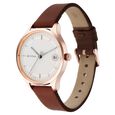 Titan Workwear Silver Dial Women Watch With Leather Strap - image number 2