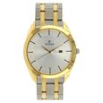 Titan Quartz Analog with Day and Date Silver Dial Stainless Steel Strap Watch for Men