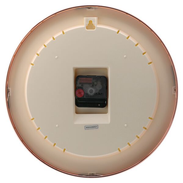 Titan Metallic Luxurious 30.4 cm Wall Clock with Crystal-Clear Domed Glass - image number 4