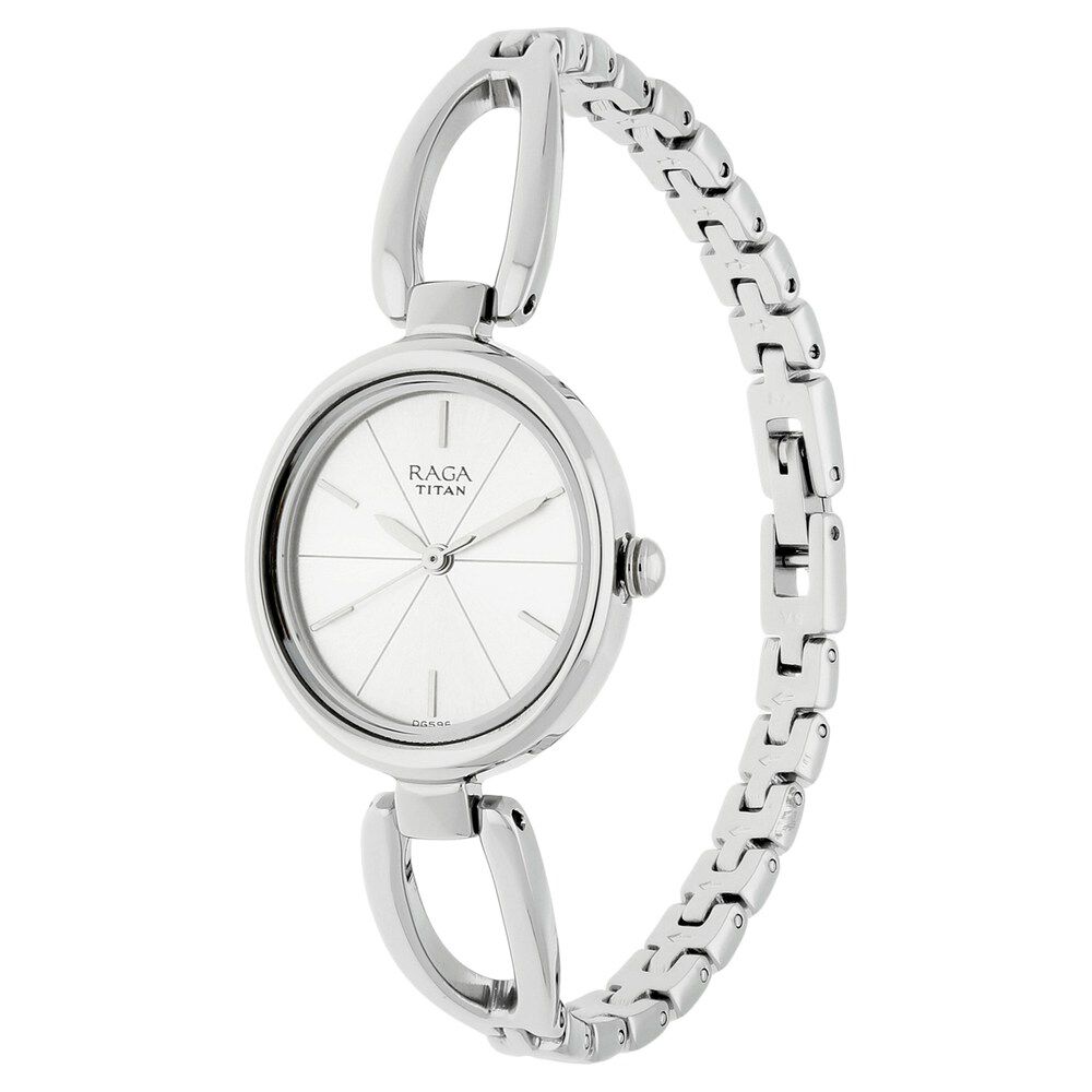 Titan raga hotsell silver watch price