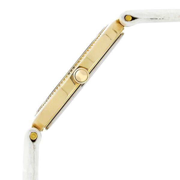 Nebula Quartz Analog Mother of Pearl Dial Leather Strap Watch for Women - image number 2