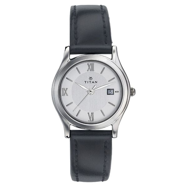 Titan Quartz Analog with Date Silver Dial Watch for Women - image number 0