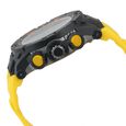 SF Neon Quartz Analog Digital Dial PU Strap Watch for Men - image number 2