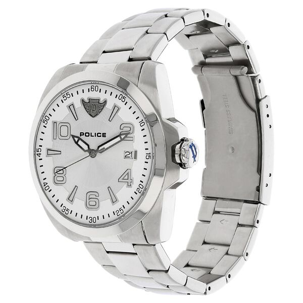 Police Quartz Analog Silver Dial Metal Strap Watch for Men - image number 1