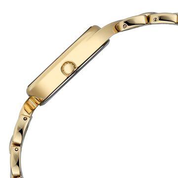 Raga Showstopper Quartz Analog Green Dial Golden Metal Strap Watch For Women