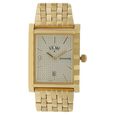 Sonata Quartz Analog with Date Champagne Dial Stainless Steel Strap Watch for Men