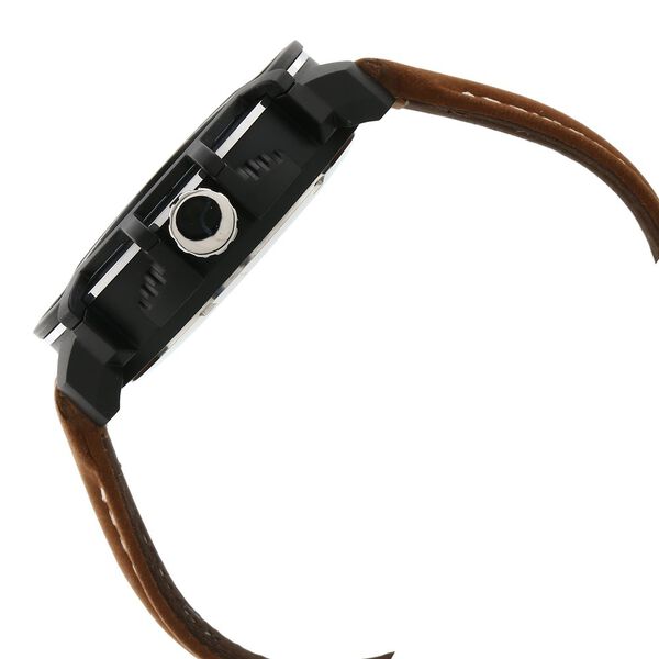 Buy Online Fastrack Quartz Analog Silver Dial Leather Strap Watch for ...